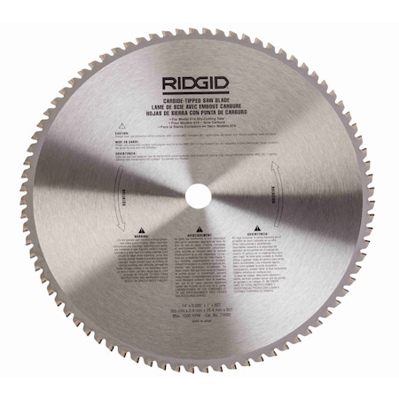 Ridgid Blade, Carbide-Tipped 14" 80T 71692